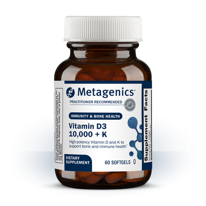 Vitamin D3 10,000 + K, 60 Softgels