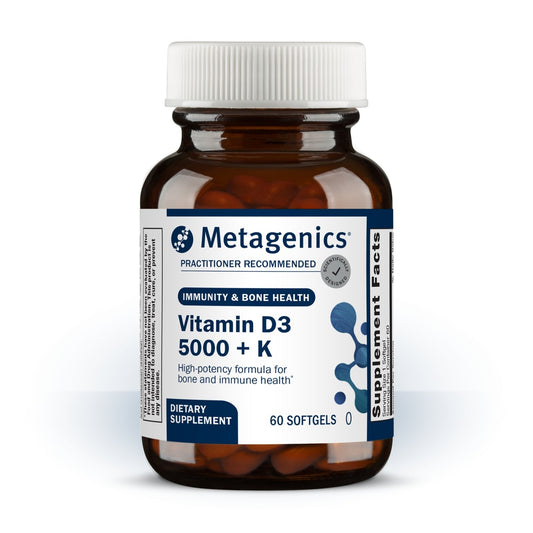 Vitamin D3 5000 + K, 60 Softgels