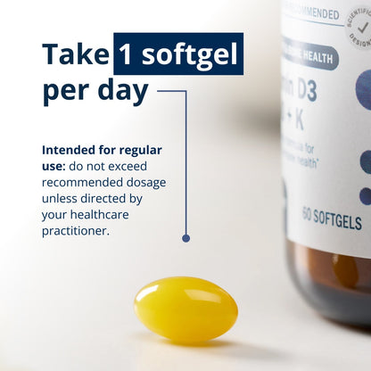Vitamin D3 5000 + K, 60 Softgels