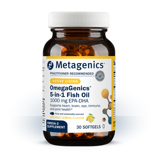 OmegaGenics® 5-in-1 Fish Oil 1000 mg EPA-DHA