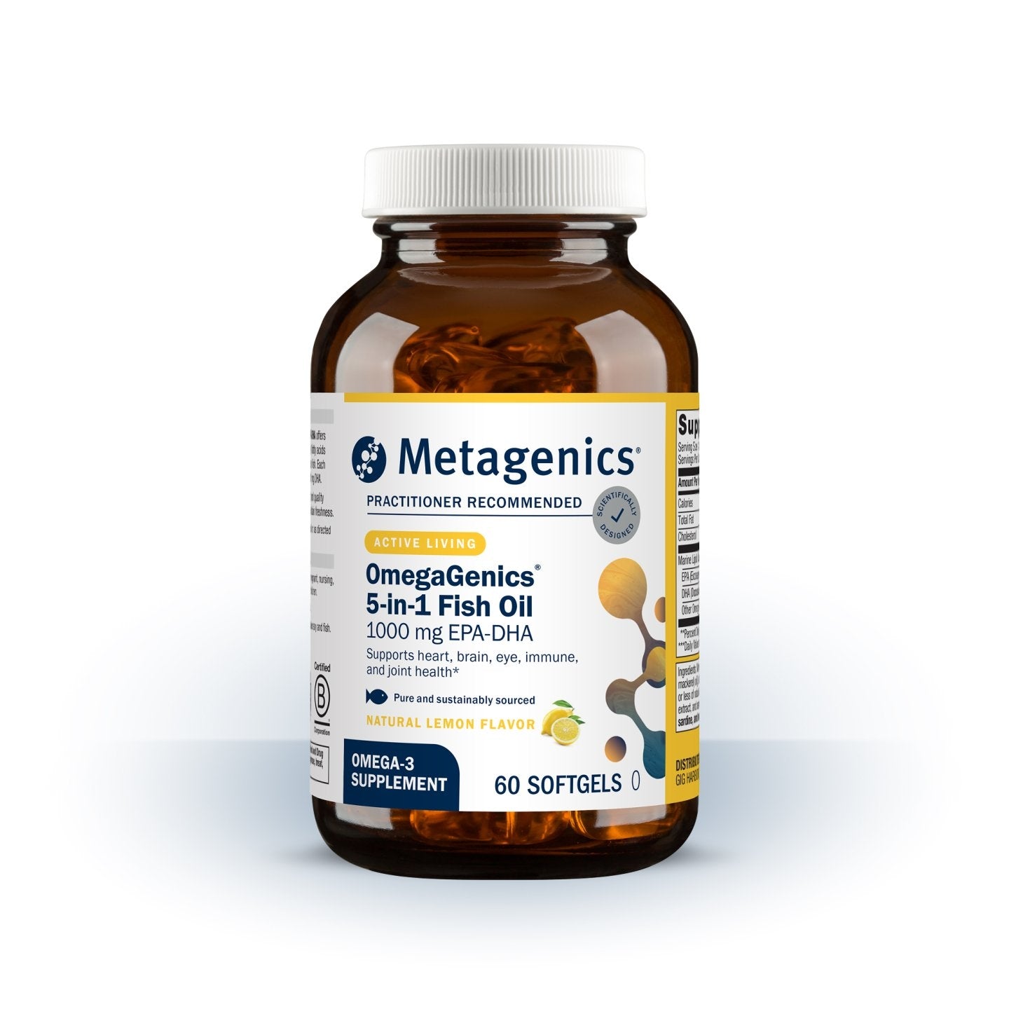 OmegaGenics® 5-in-1 Fish Oil 1000 mg EPA-DHA