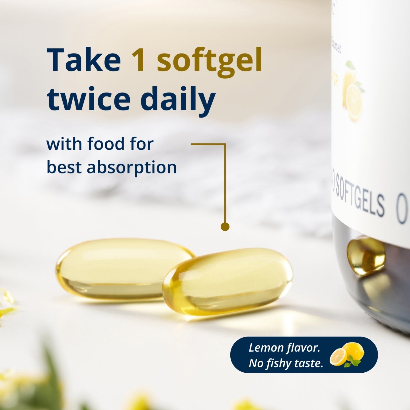 OmegaGenics® 5-in-1 Fish Oil 1000 mg EPA-DHA